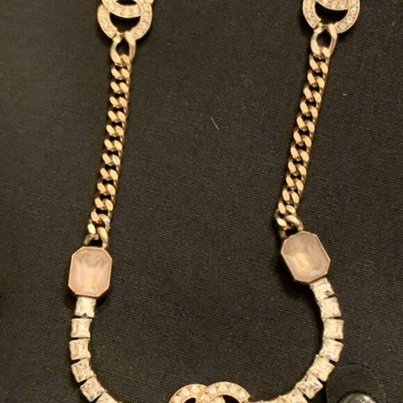 Chanel TRIPPLE CC Crystals Belt, Crystals, Wear Long or Double up for Choker - Picture 2 of 11